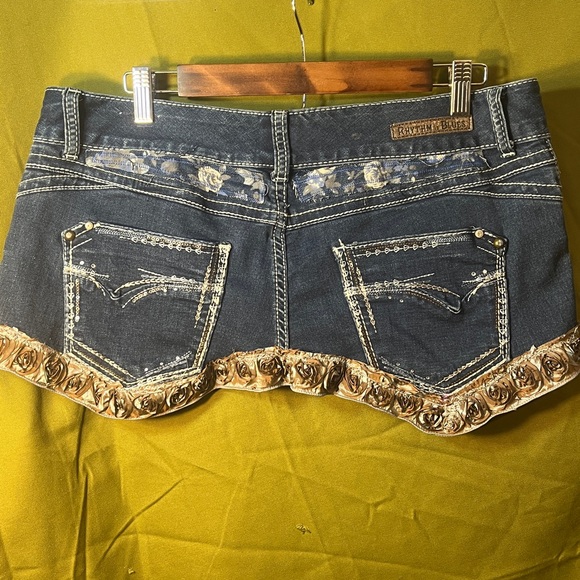 Upcycled Denim Corset Belt main image 5